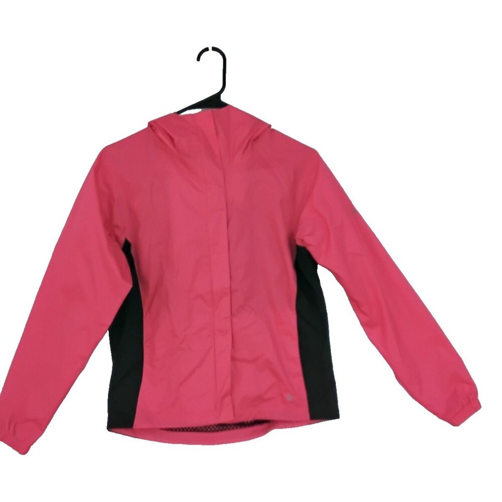 Columbia Omnishield  Girls 14 / 16  Red Pink Windbreaker Jacket Waterproof
